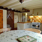 kitchen and dining area
